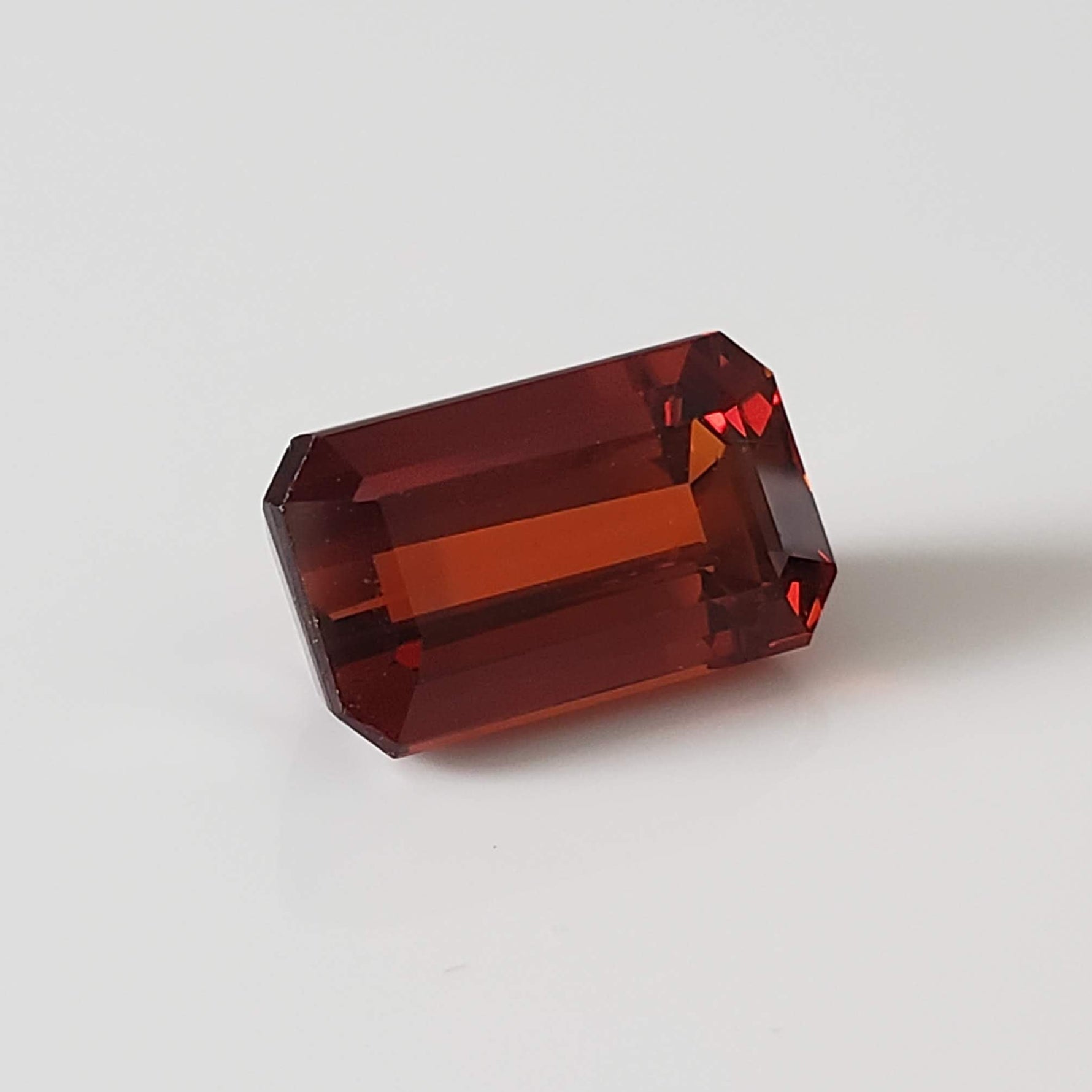  Mandarin Garnet | Octagon Cut | Premium Imperial Orange | 11.6x7mm 5.81ct 4
