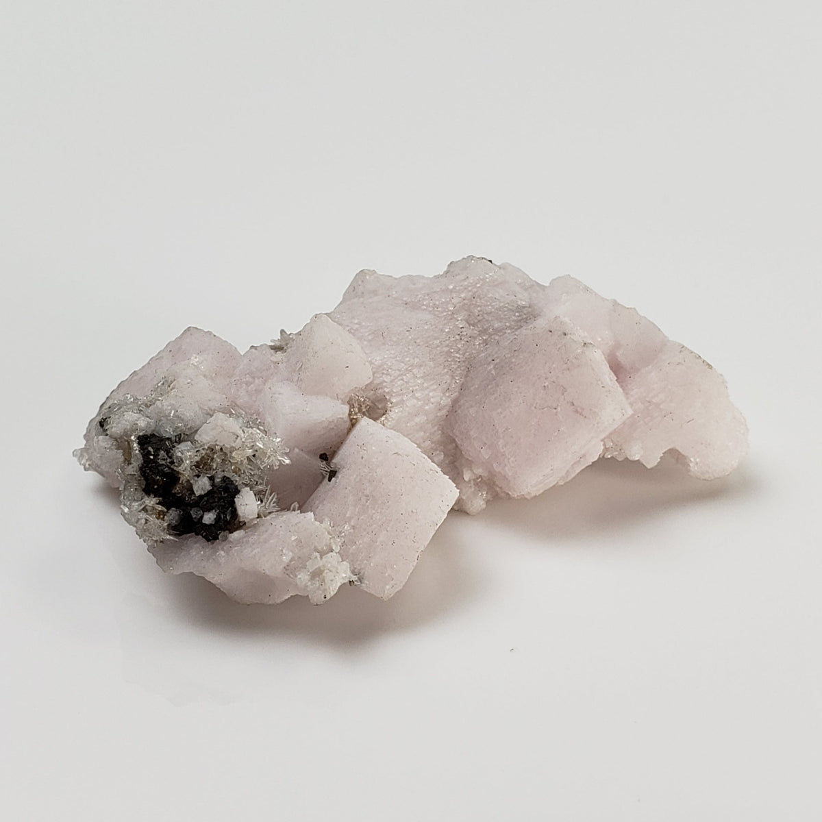  Mangano Calcite with Pyrite Crystal Cluster | 9.83 Grams | Lima, Peru 3