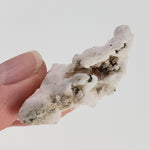  Mangano Calcite with Pyrite Crystal Cluster | 9.83 Grams | Lima, Peru 4