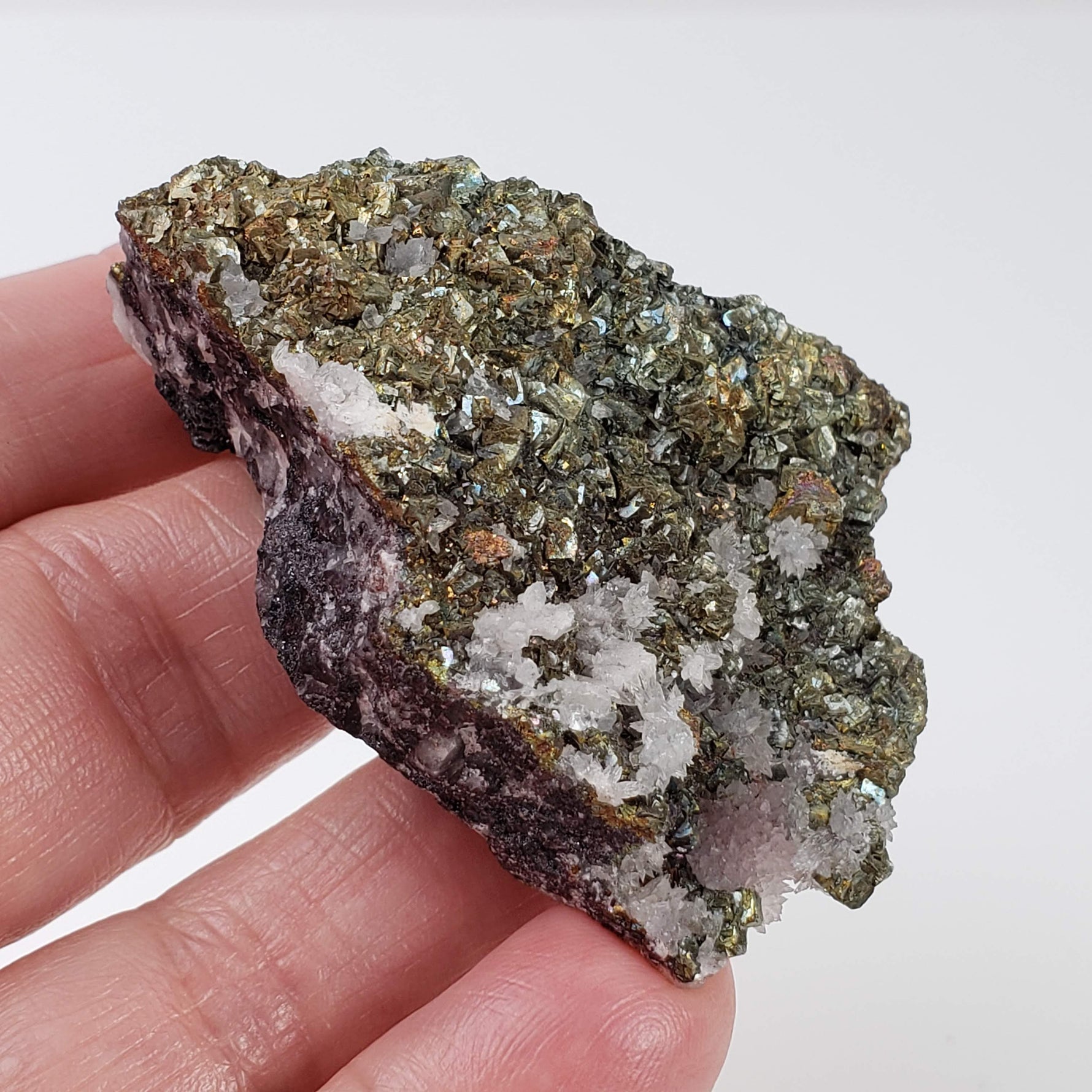  Marcasite Calcite Cluster | 49.56 gr | Iridescent | N'Chwaning II Mine | South Africa 4