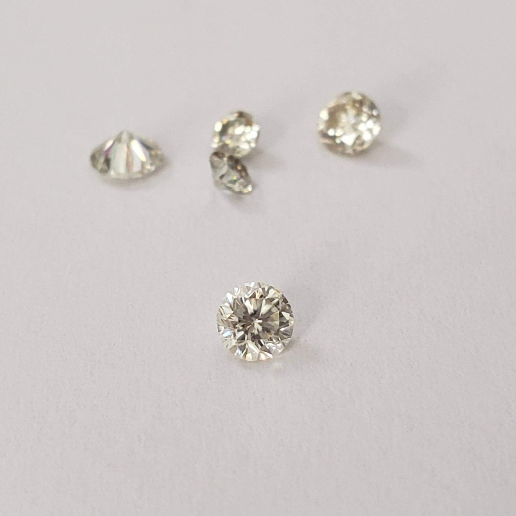  Moissanite | 5 Piece Gemstone Lot | Round Diamond Cut | White | 0.53tcw | SO24 6