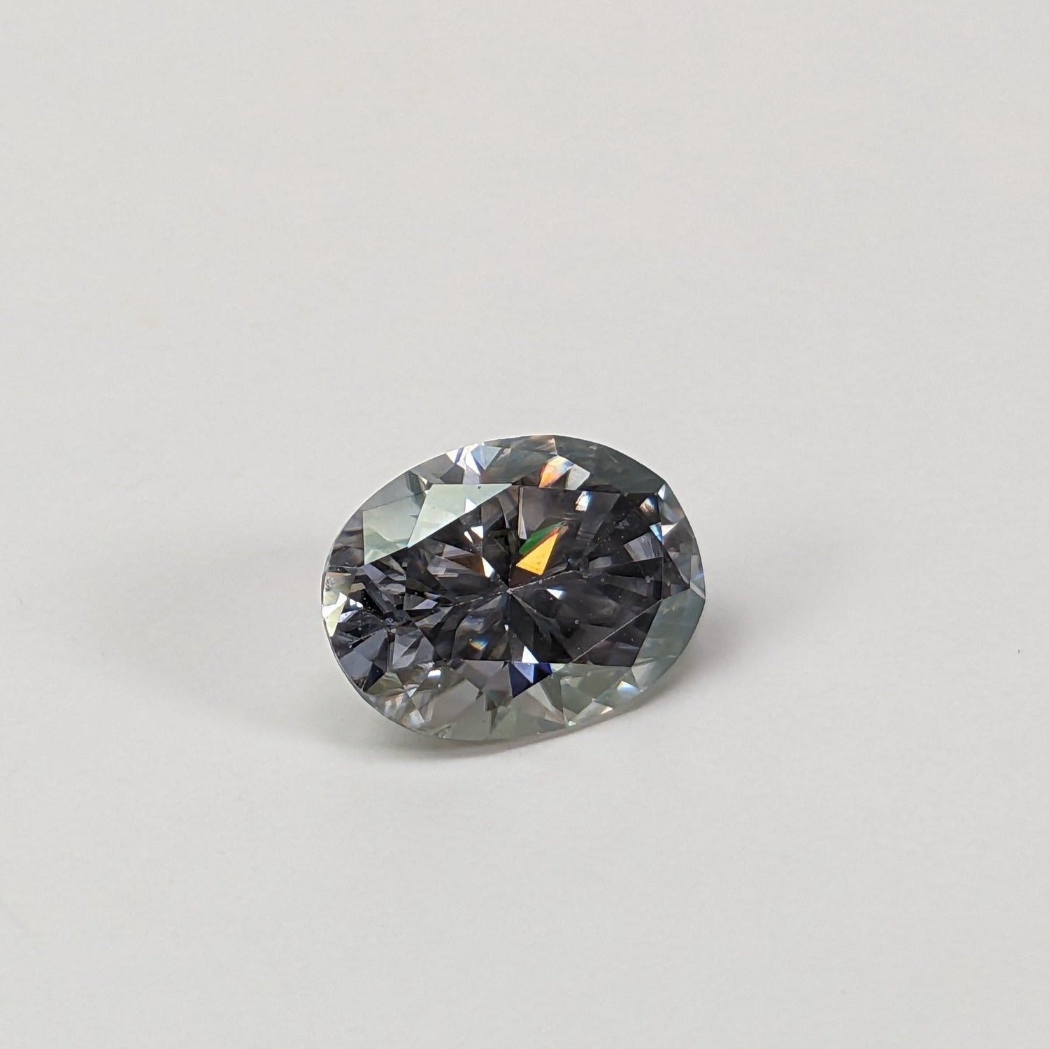  Moissanite | Oval Cut | Platinum | 14x10mm | SO24 1