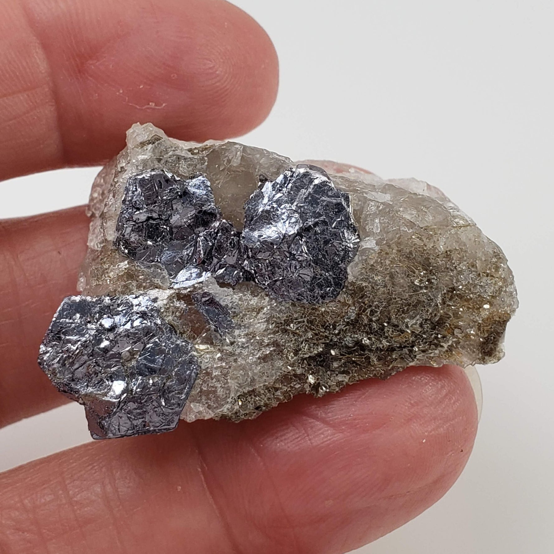  Molybdenite Crystals | 21.4 grams | Moly Hill, Québec, Canada 3
