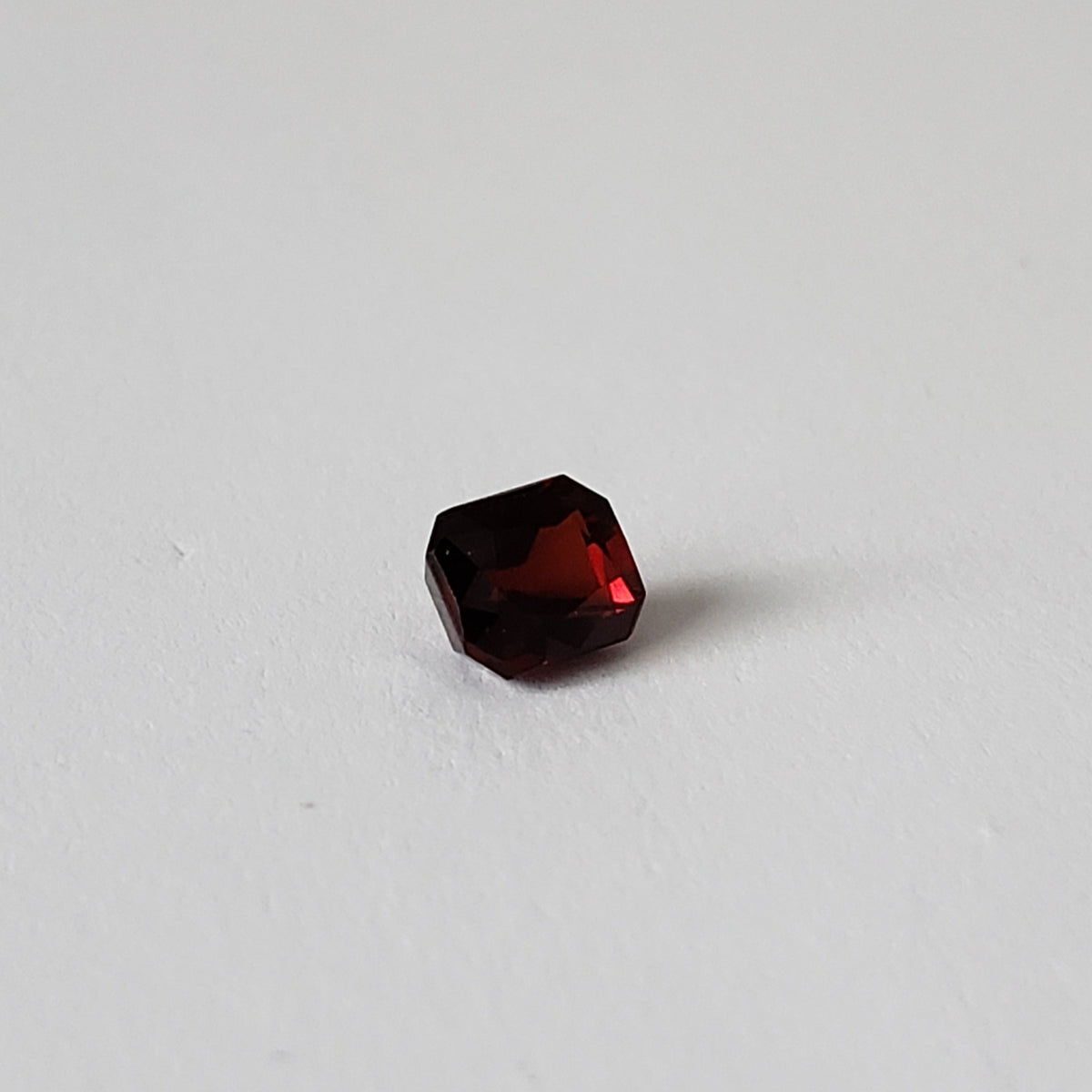  Mozambique Garnet | Octagon Cut | Untreated | Orange Red | 5.8x4.7mm 5