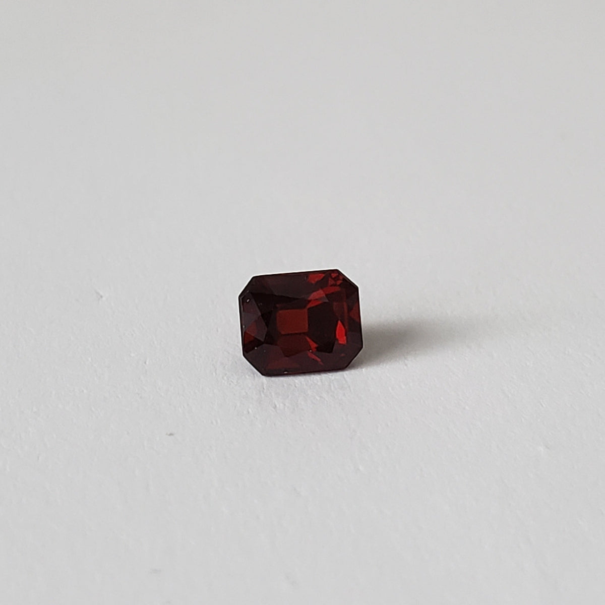  Mozambique Garnet | Octagon Cut | Untreated | Orange Red | 5.8x4.7mm 1