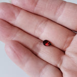  Mozambique Garnet | Pear Shape Cut | Orange Red | 7.7x5mm 1.1ct 7