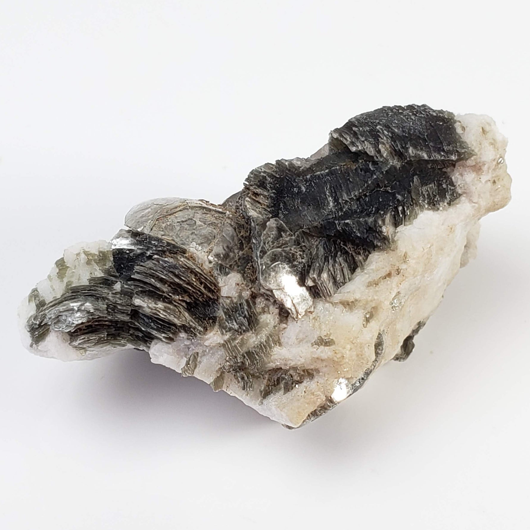 Muscovite var. Ball Peen Mica | Perky Box Specimen | Rare | Branchville, Connecticut 6