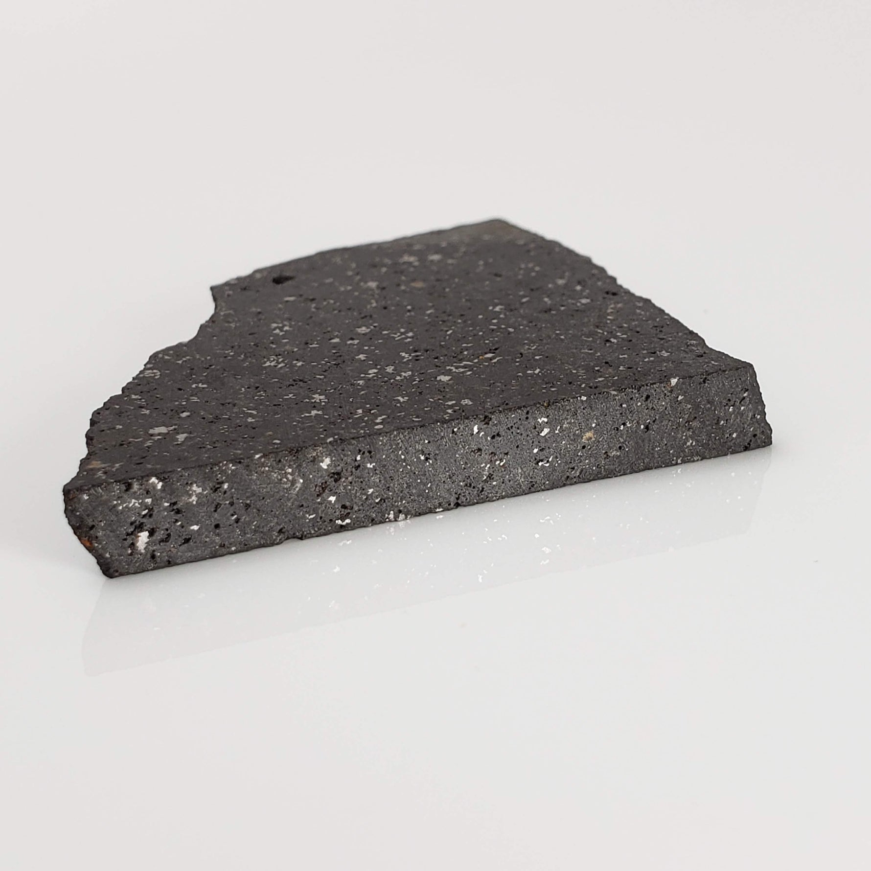  NWA 091 Meteorite | 17.96 Gr | Part Slice | L6 Chondrite | Low TKW | Sahara 4