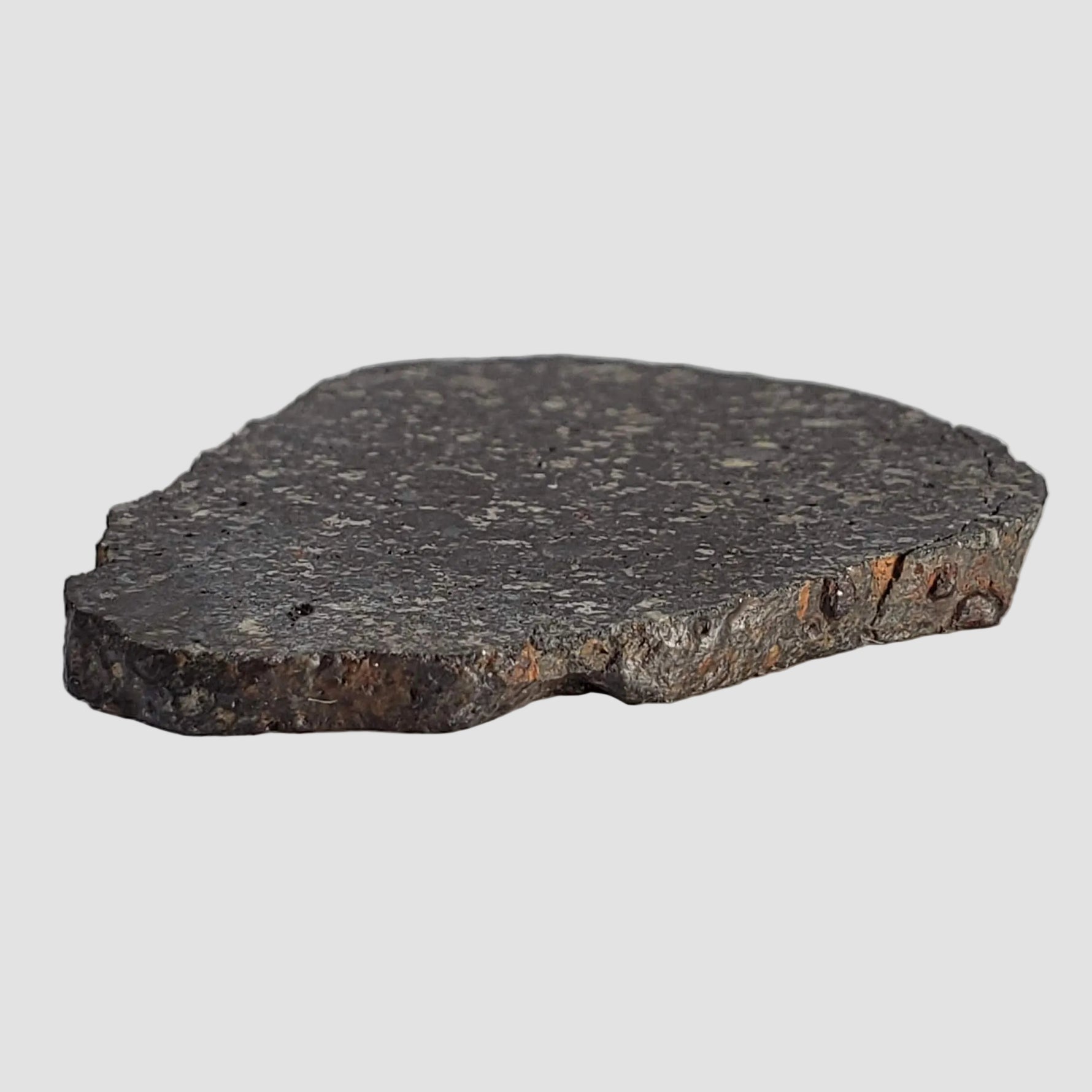  NWA 2122 Meteorite | 4.4 Gr | Slice | Stony Black L5 Chondrite | Northwest Africa 7