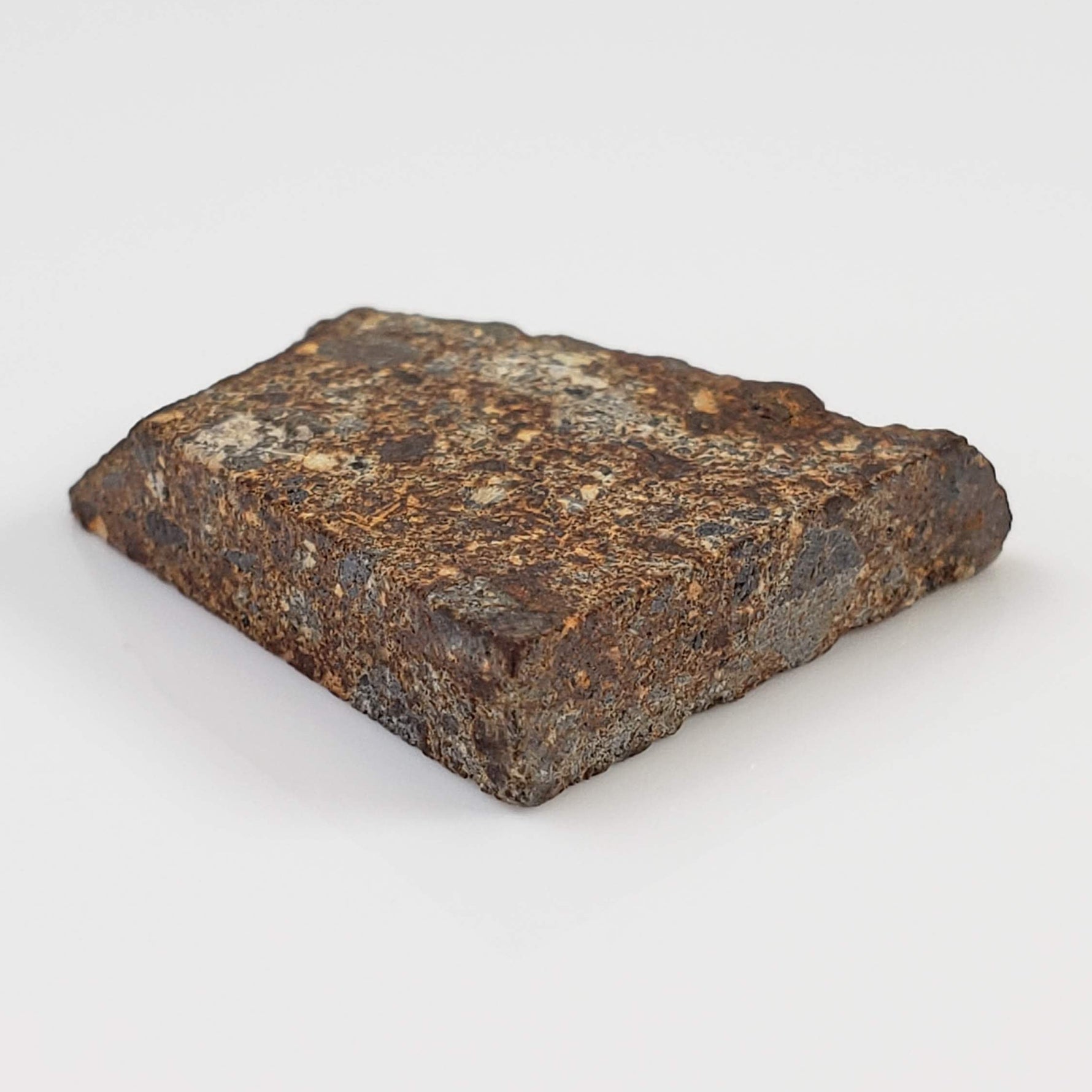  NWA 2126 Meteorite | 3.2 Grams | Part Slice | Rare Polymict Eucrite | Hupé Collection 5