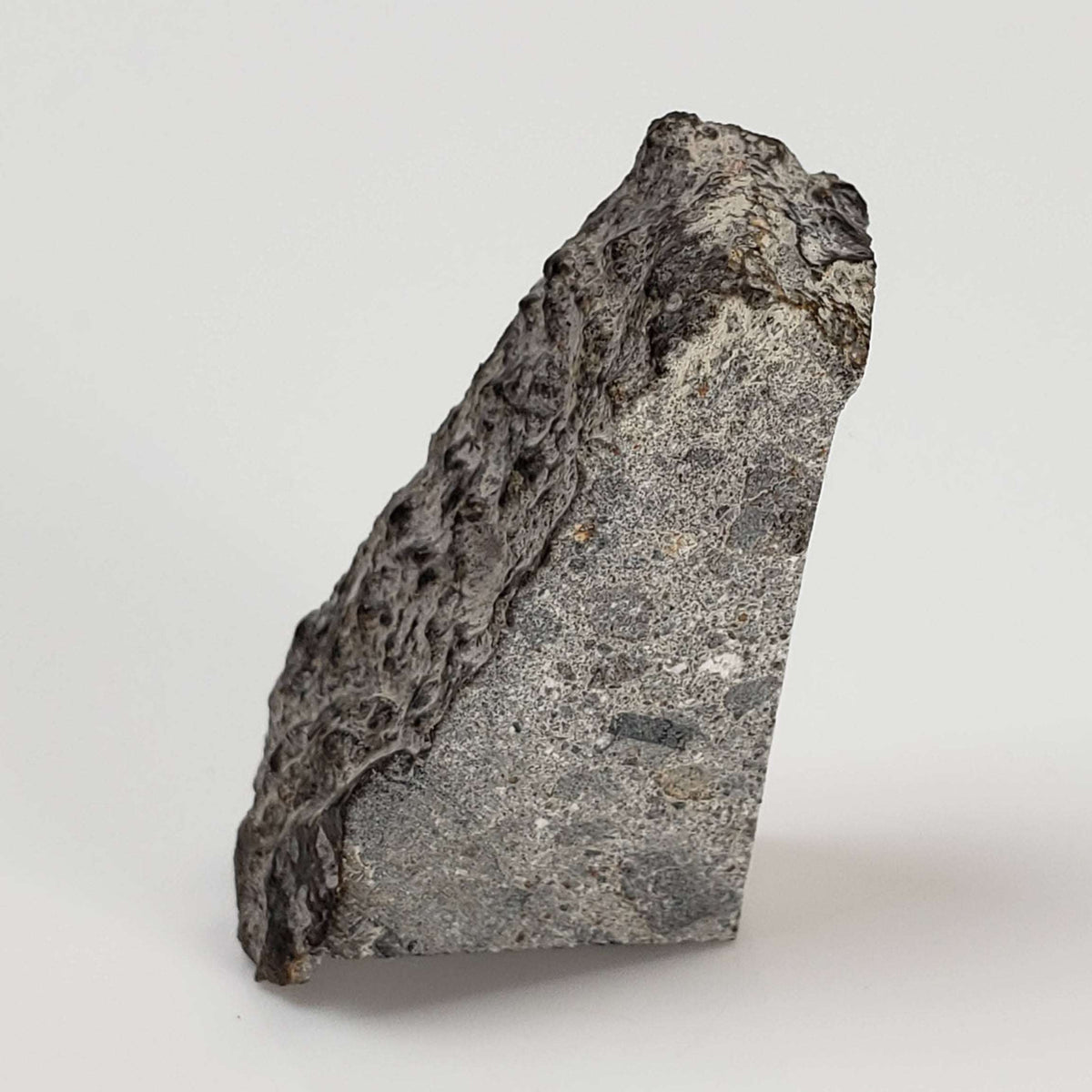  NWA 2516 Meteorite | 5.52 Gr | Part Slice | Rare Crusted Eucrite | Very Low TKW 2