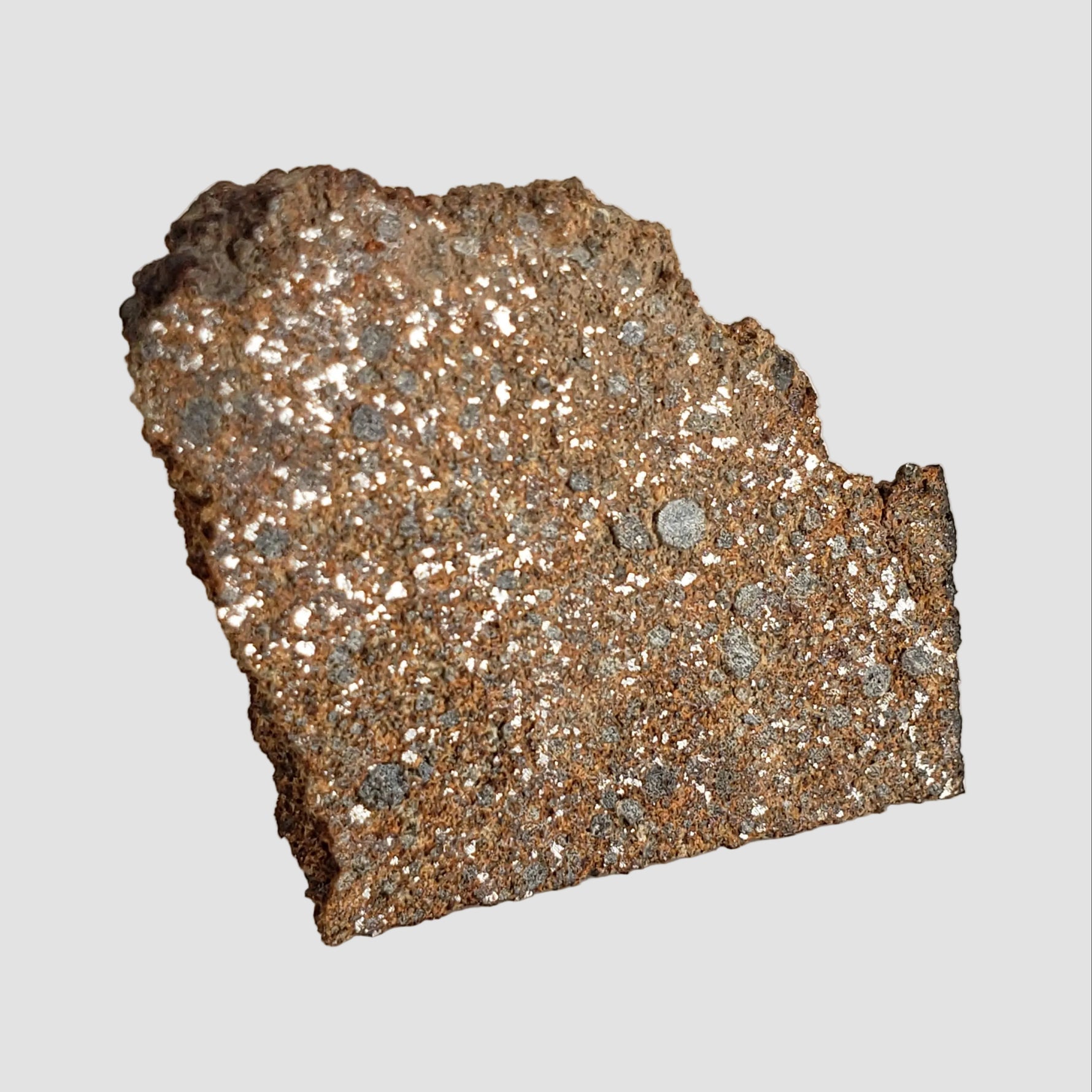 NWA 2860 Meteorite | 4.0 Grams | Part Slice | H4 | Sahara Desert 2