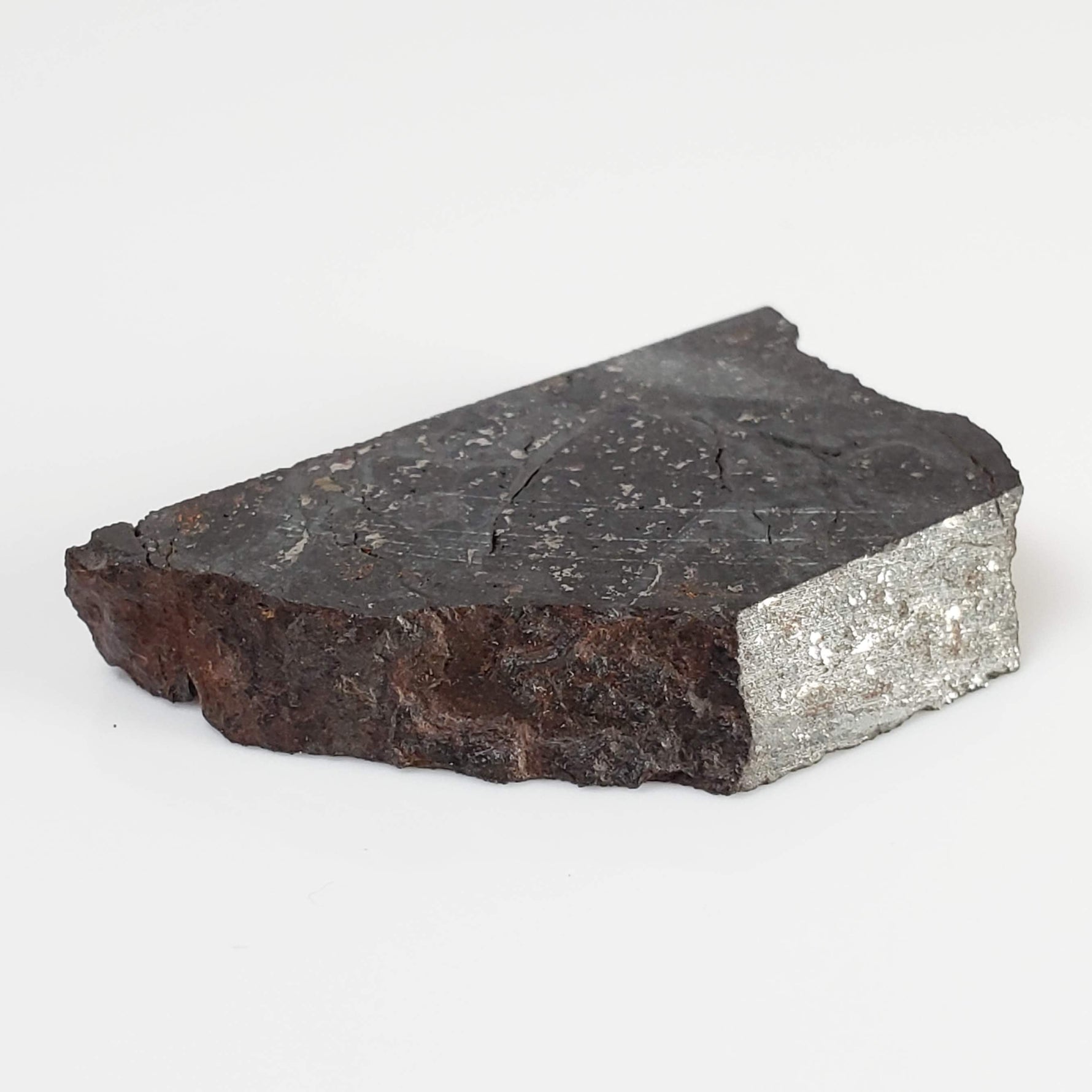  NWA 2946 Meteorite | 9.8 grams | Part Slice | H3.8 Chondrite | Low TKW 8