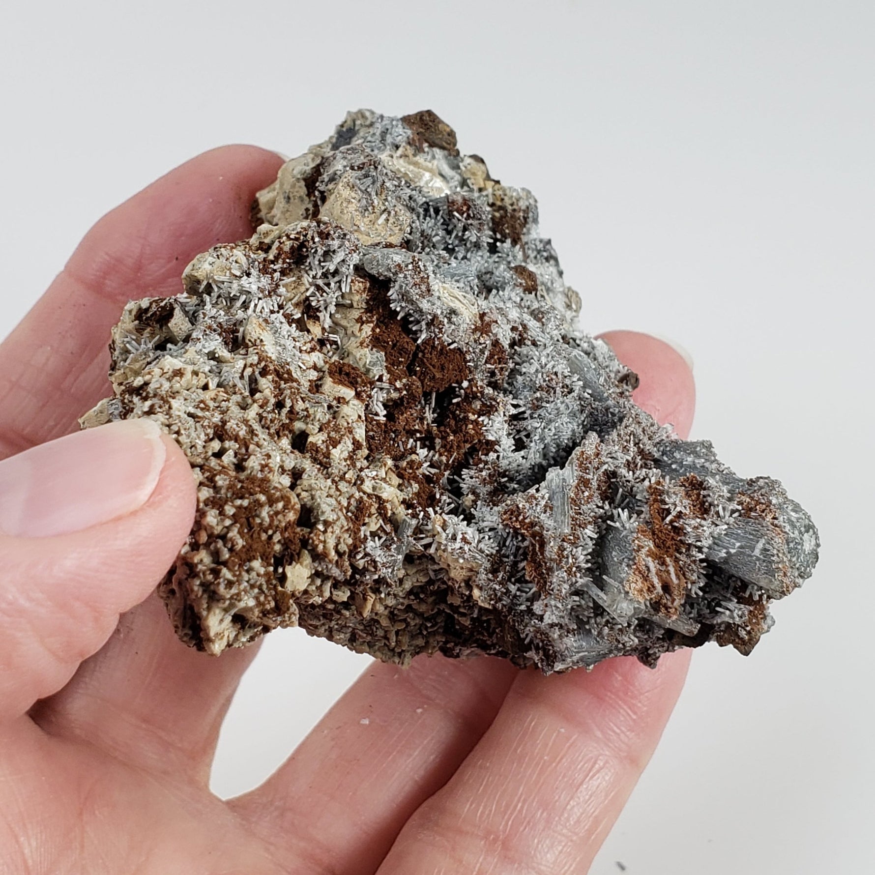  Natrolite Crystals | 104.5 grams | Mont Saint-Hilaire, Quebec, Canada | SO24 2