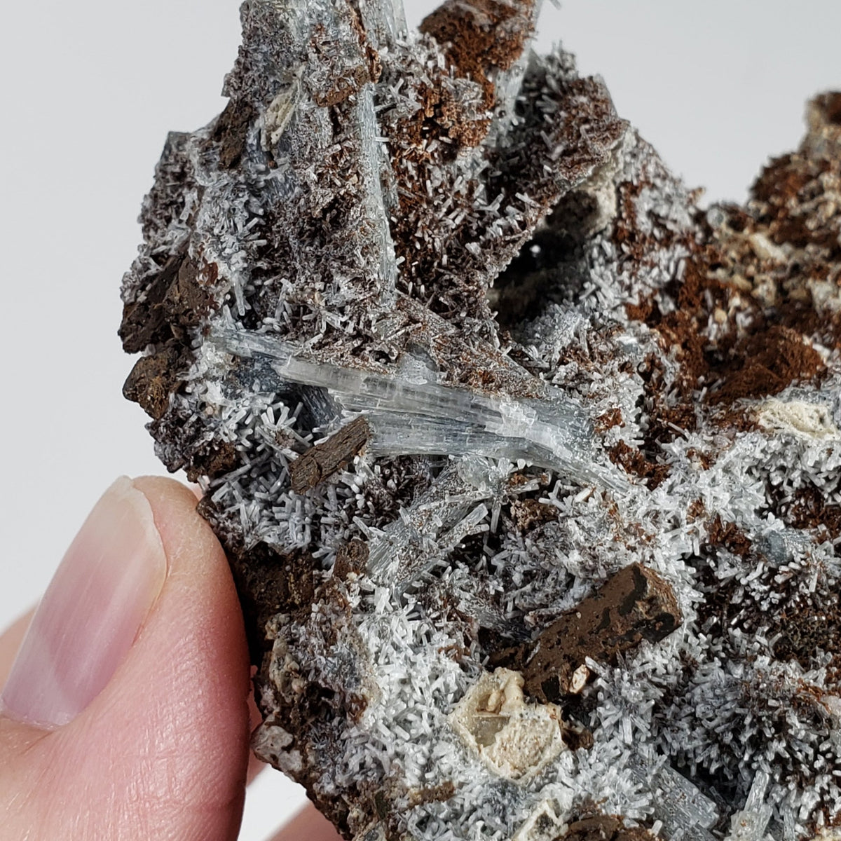  Natrolite Crystals | 104.5 grams | Mont Saint-Hilaire, Quebec, Canada | SO24 7