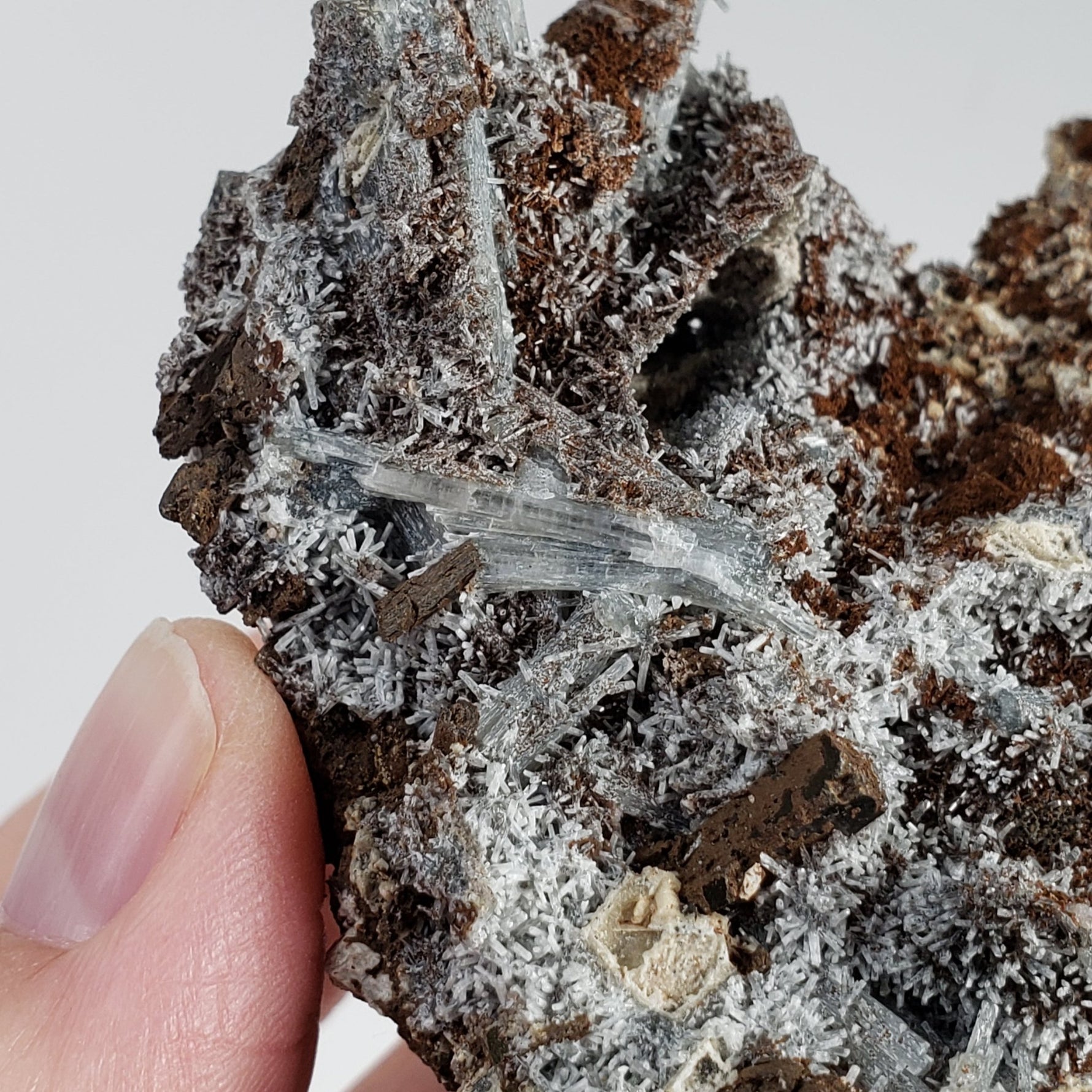  Natrolite Crystals | 104.5 grams | Mont Saint-Hilaire, Quebec, Canada | SO24 7