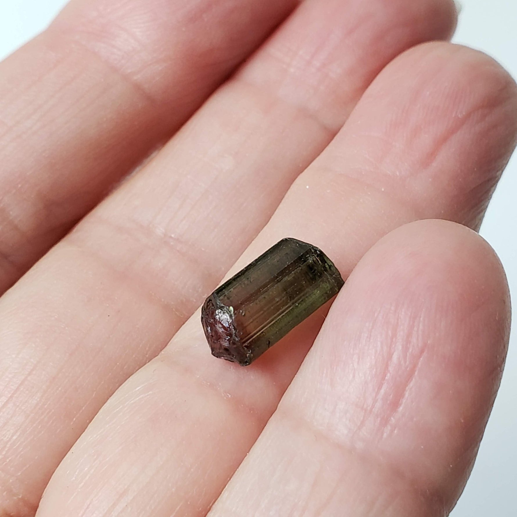  Natural Bi-Color Tourmaline Crystal | Raw Tourmaline | 10mm 5.3ct | Africa 5
