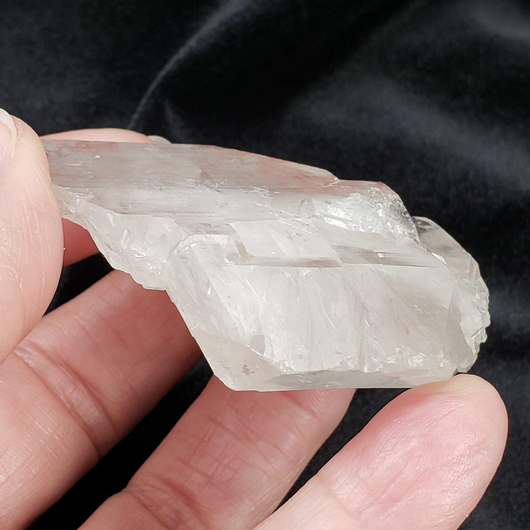  Natural Faden Quartz Crystal | 75.82 Gr | Estrie, Québec, Canada 6
