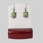  Natural Gaspeite Dangle Earrings | 925 Sterling Silver | SO24 