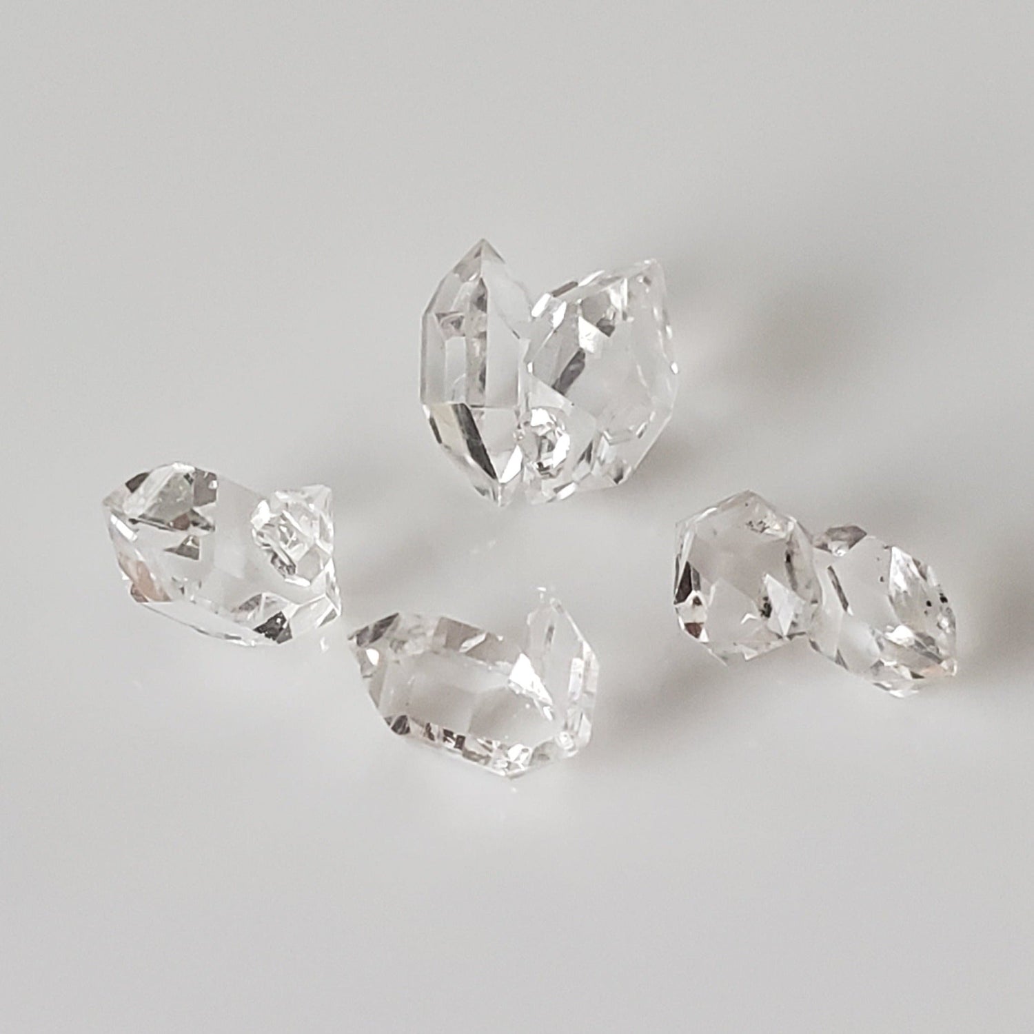  Natural Herkimer Diamonds | 4.25 carat Lot | 4.7 - 7.5 mm | Herkimer County NY | SO24 1