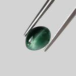  Natural Quartz Cats Eye | Cabochon | Green | 8.5x6.7mm| Brazil 3