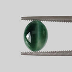  Natural Quartz Cats Eye | Cabochon | Green | 8.5x6.7mm| Brazil 2