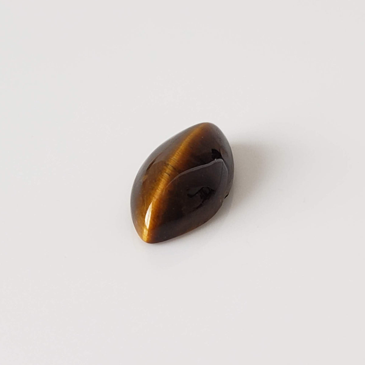 Natural Quartz Cats Eye | Marquise Cabochon | Brown | 10x5mm | Brazil 3