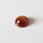  Natural Quartz Cats Eye | Round Cabochon | Orange | 6mm | Brazil 3