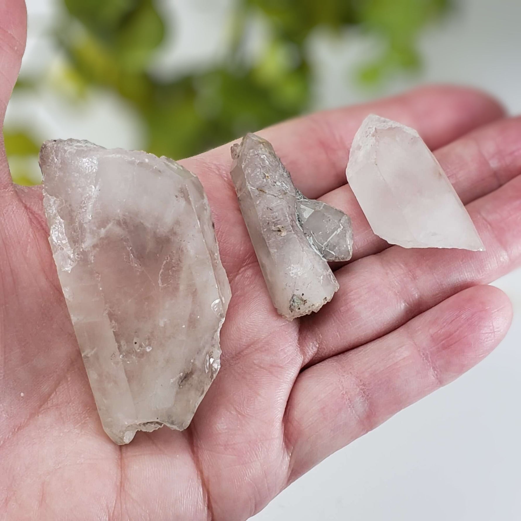  Natural Quartz Crystal | 3 Piece Lot | 104 Gr | Lyndhurst, Ontario, Canada 