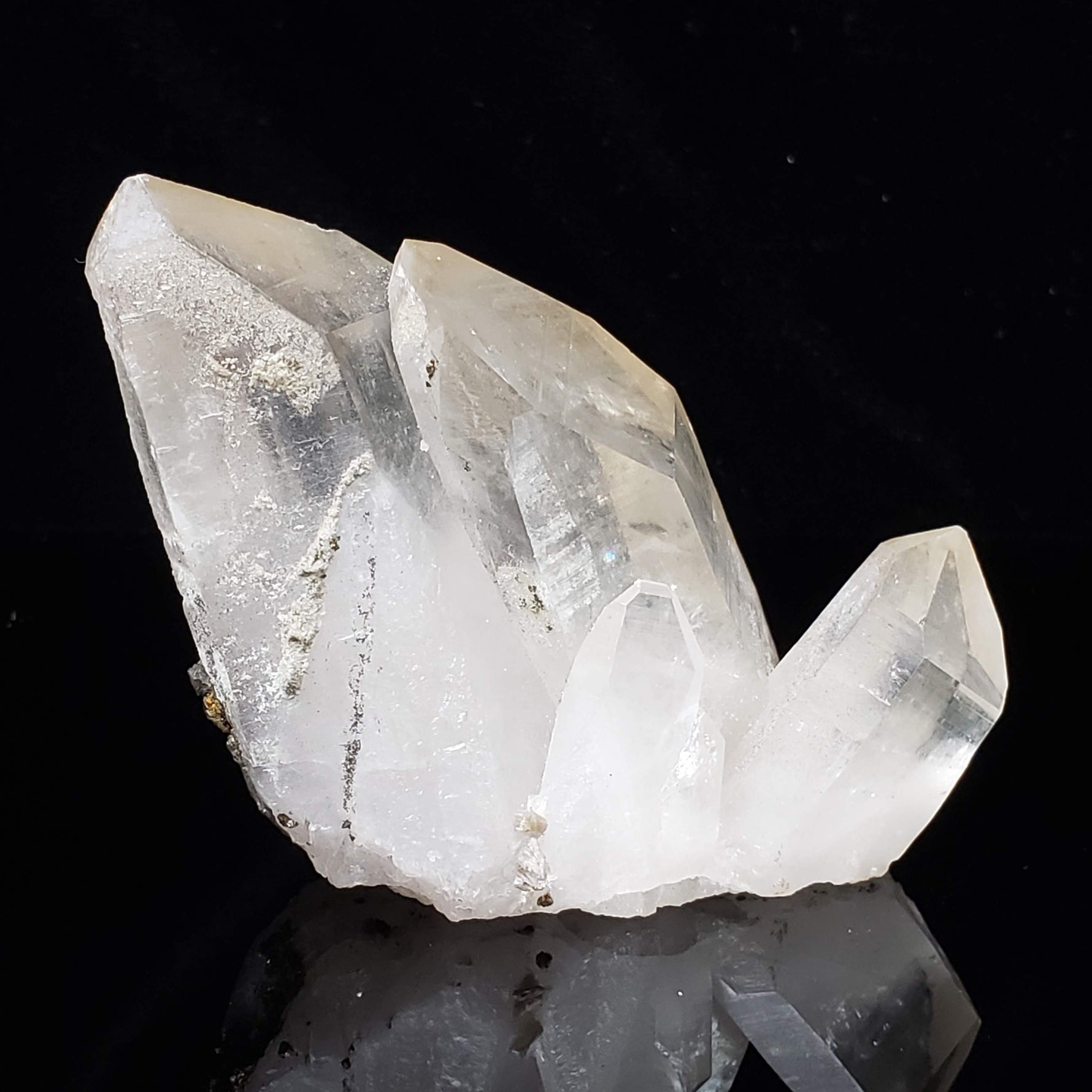  Natural Quartz Points with Pyrite Matrix | 115 grams | China 1
