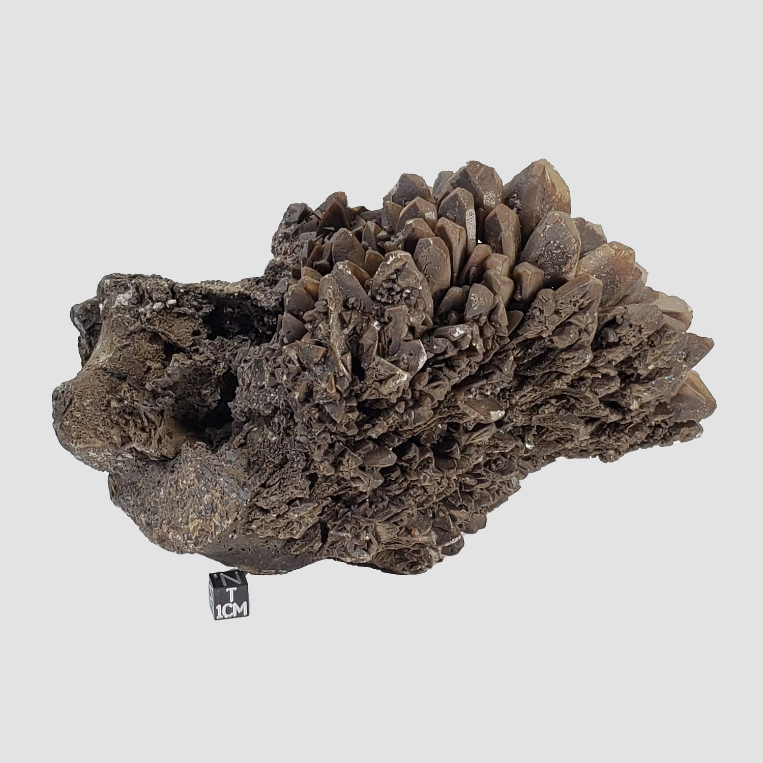 Natural Smoky Calcite Crystal Cluster | 1.885Kg | Donghai, Jiangsu Sheng | China 0