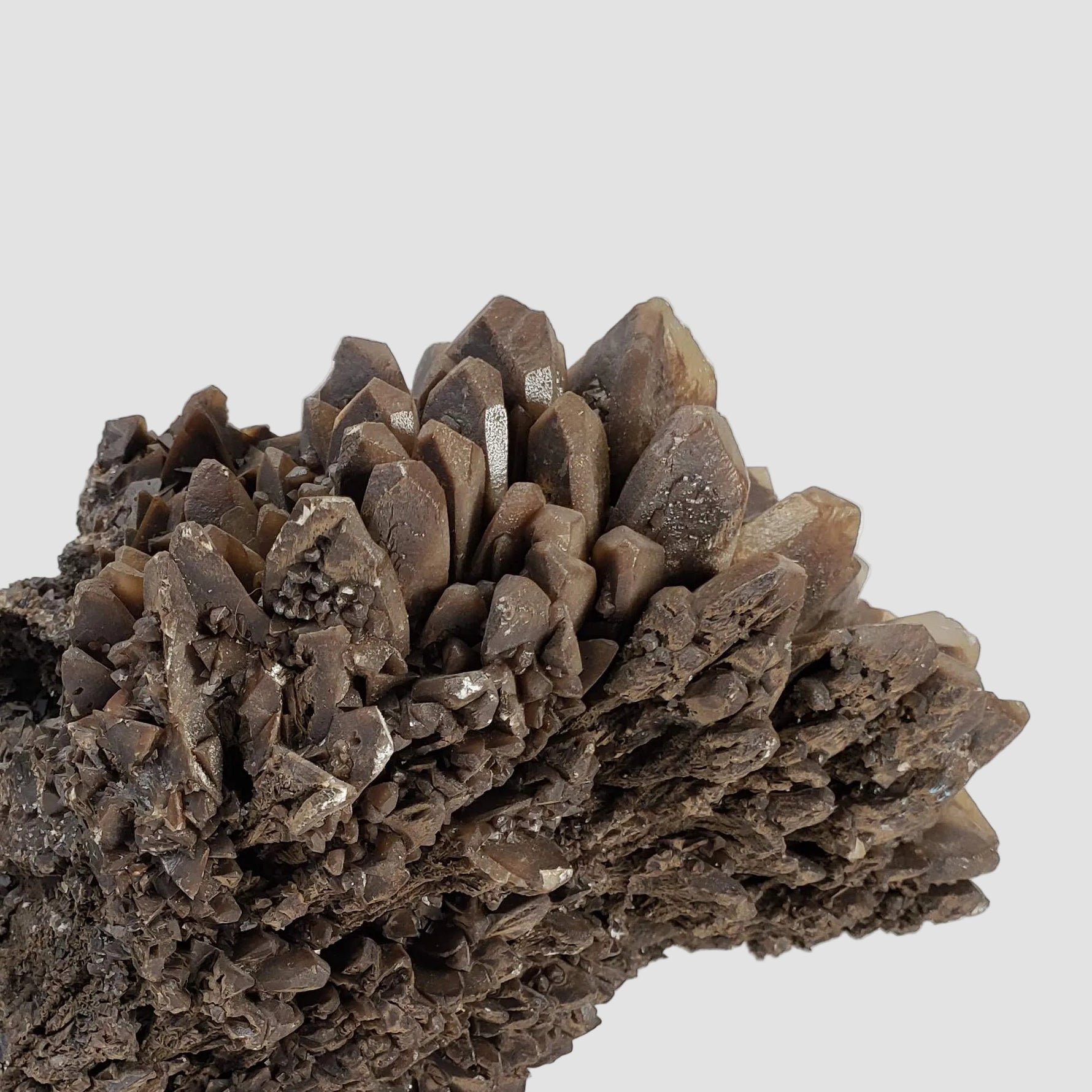 Natural Smoky Calcite Crystal Cluster | 1.885Kg | Donghai, Jiangsu Sheng | China 2