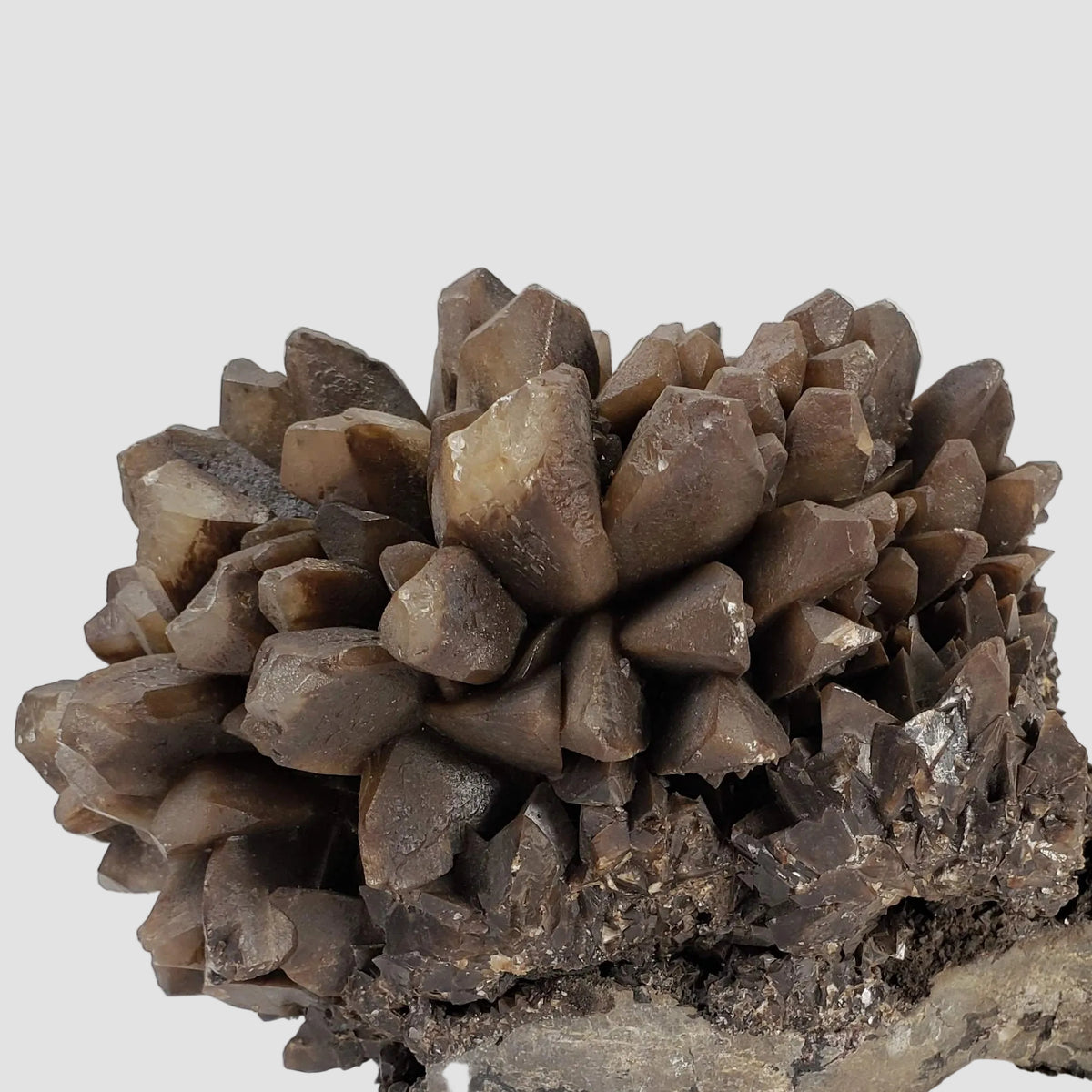Natural Smoky Calcite Crystal Cluster | 1.885Kg | Donghai, Jiangsu Sheng | China 3
