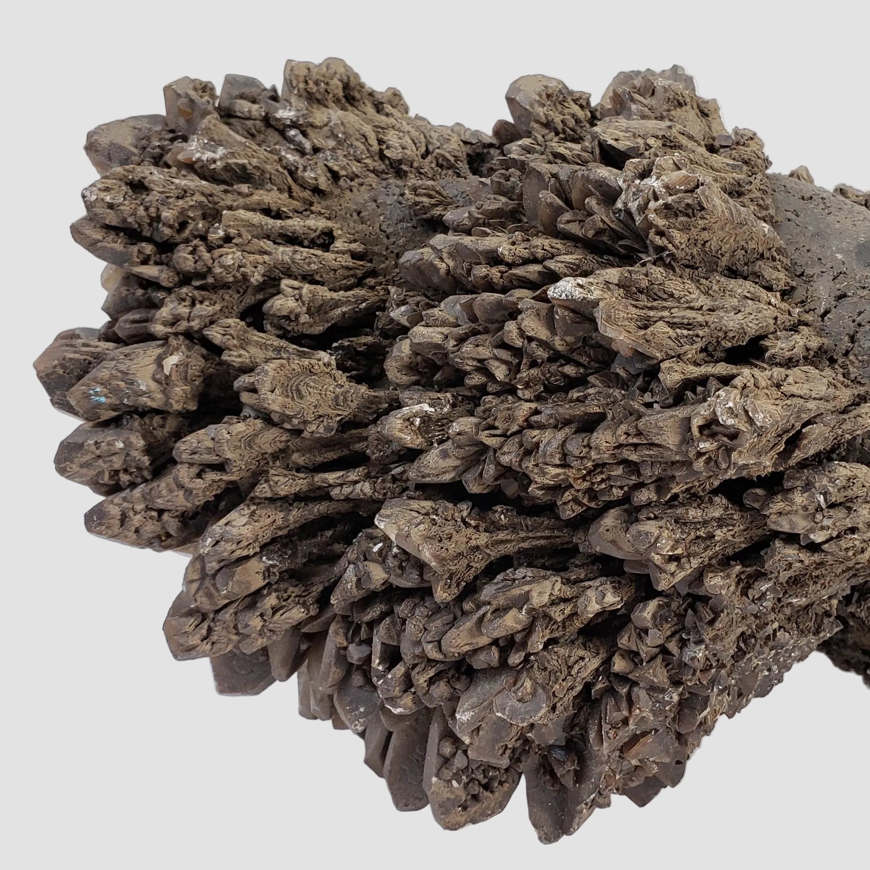 Natural Smoky Calcite Crystal Cluster | 1.885Kg | Donghai, Jiangsu Sheng | China 6