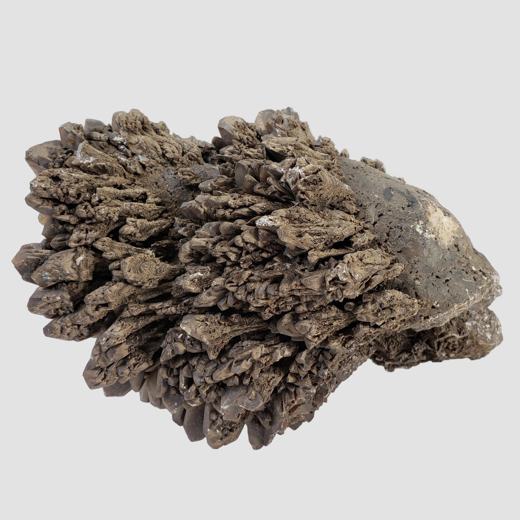 Natural Smoky Calcite Crystal Cluster | 1.885Kg | Donghai, Jiangsu Sheng | China 5