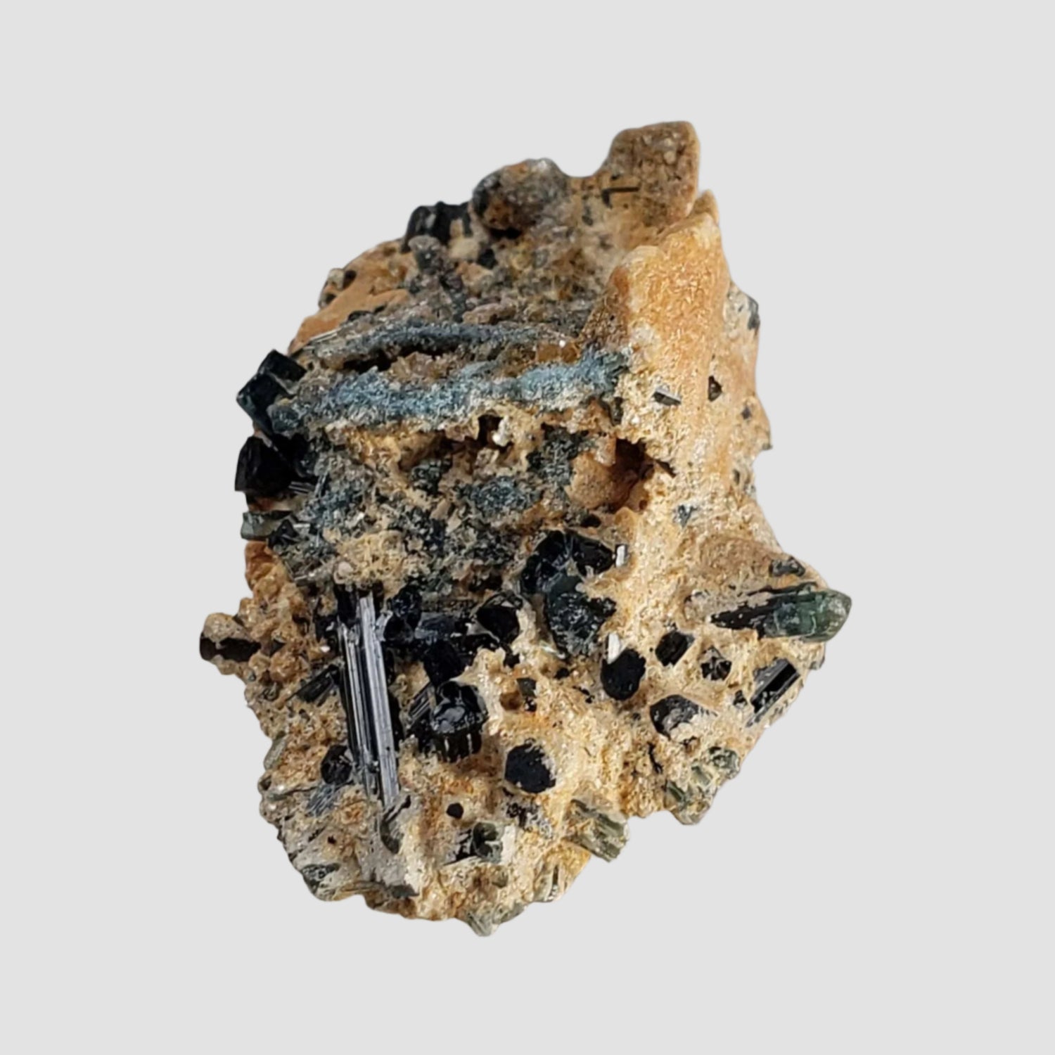  Natural Tourmaline Cluster | Perky Box Thumbnail Specimen | Mount Mica Quarry | Paris, Oxford County, Maine, USA 