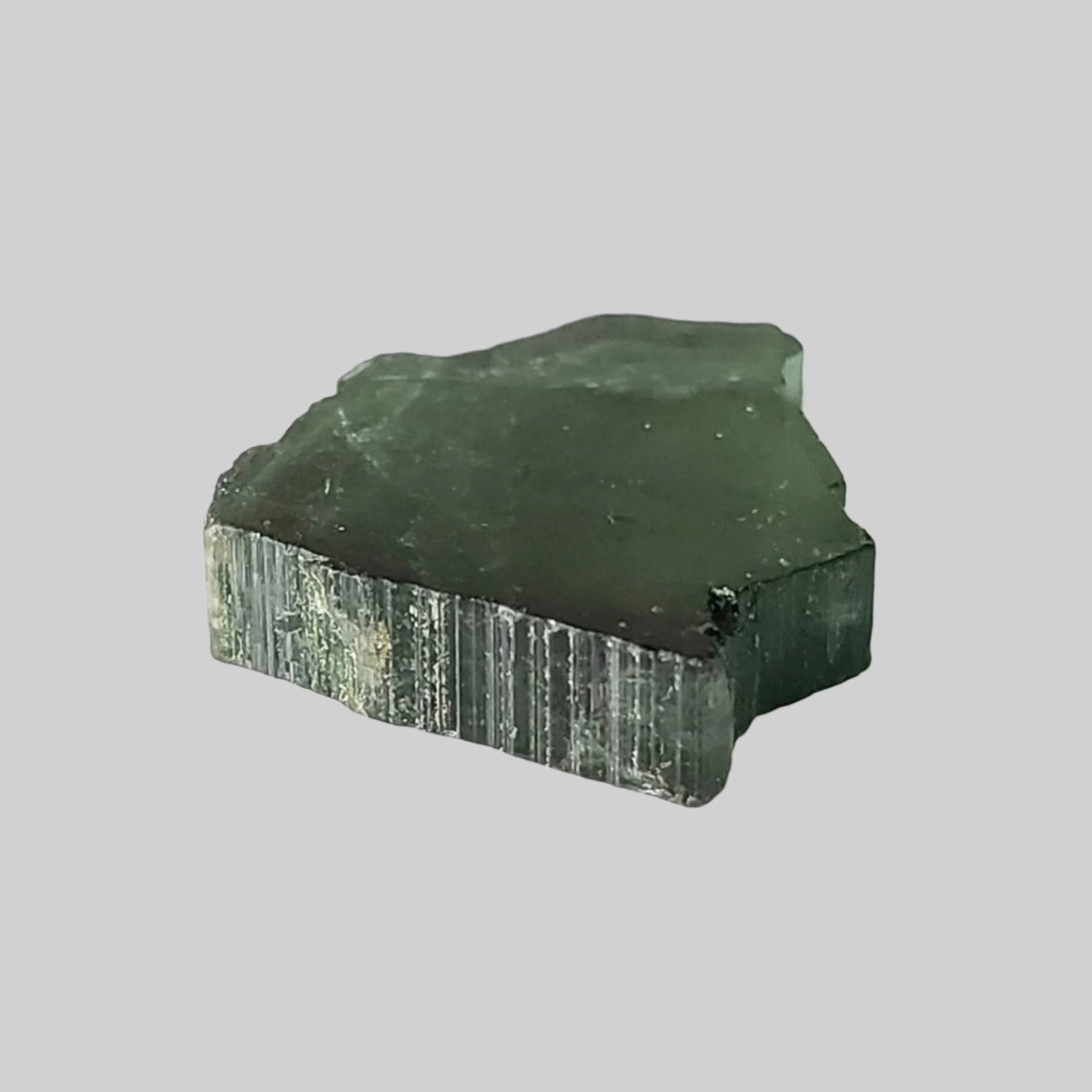  Natural Tourmaline Crystal | Raw Slice | 13x12mm 4.85ct | Brazil 3