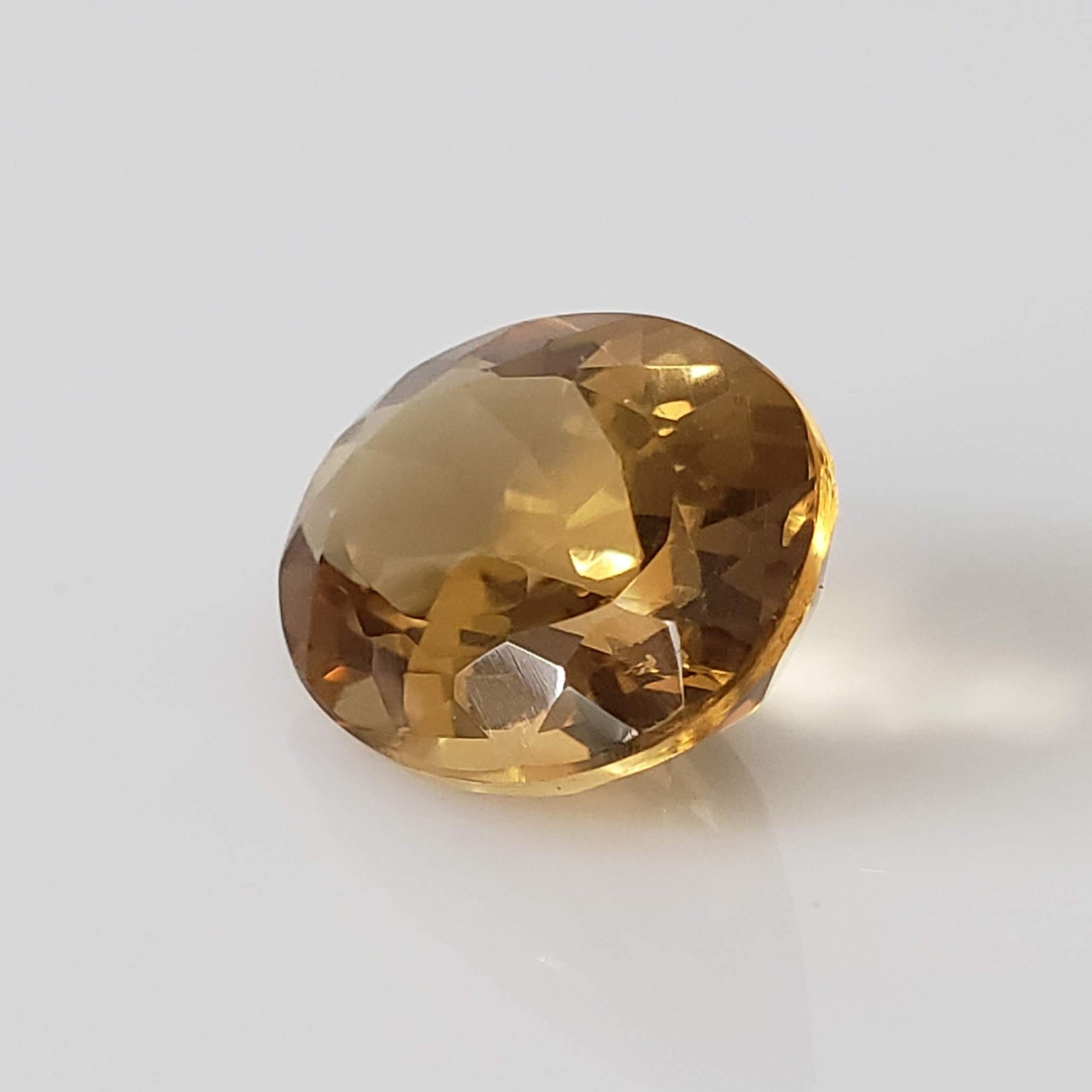  Olive Quartz | Oval Cut | Golden | 16x12mm 4