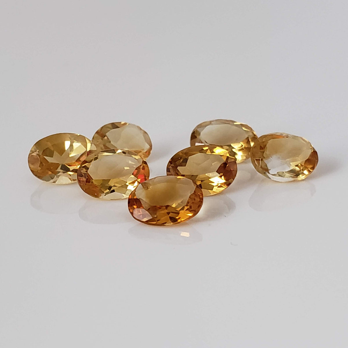  Olive Quartz | Oval Cut | Golden | 8x6mm 2