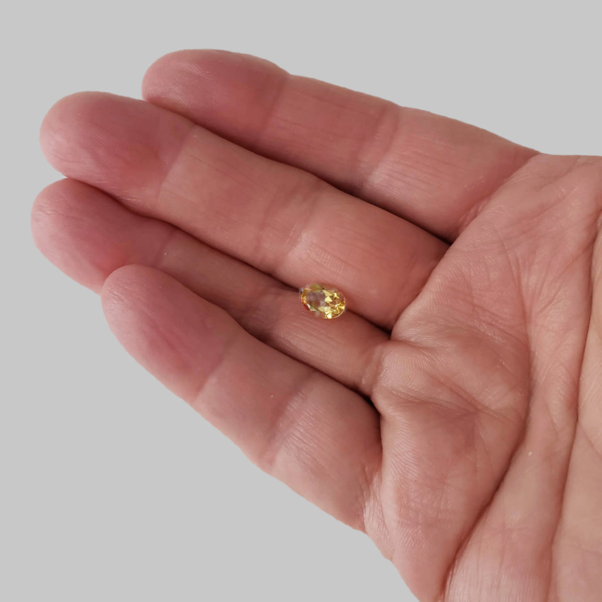  Olive Quartz | Oval Cut | Golden | 8x6mm 5