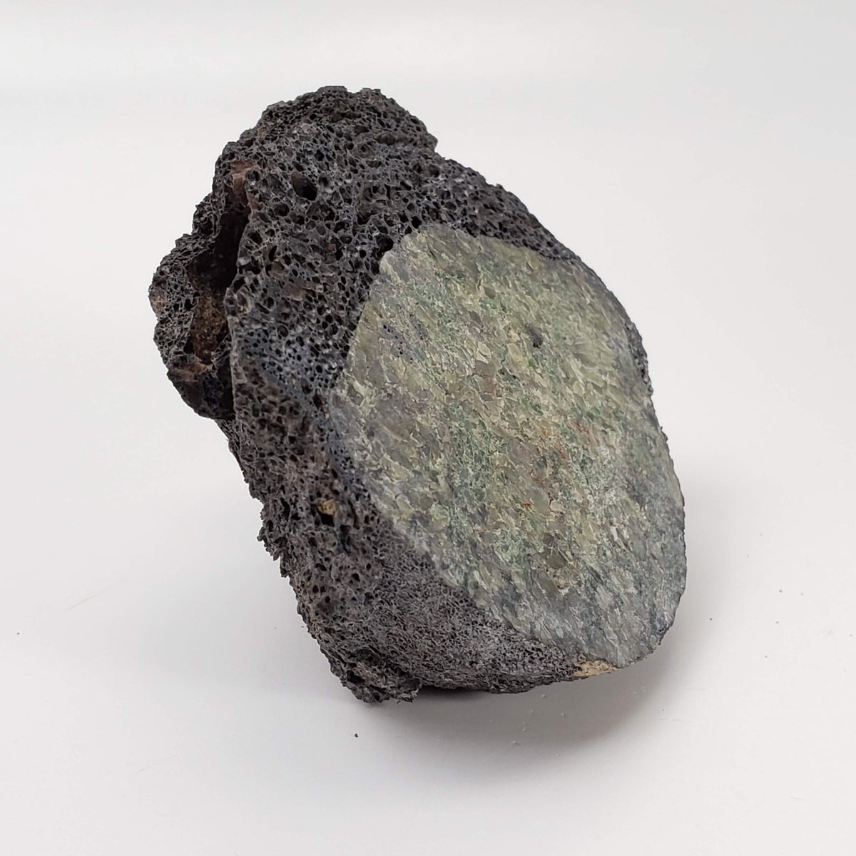  Olivine Volcanic Bomb | Lava Coated Crystal | 140 gr | Mt Shadwell Volcano, Australia 1