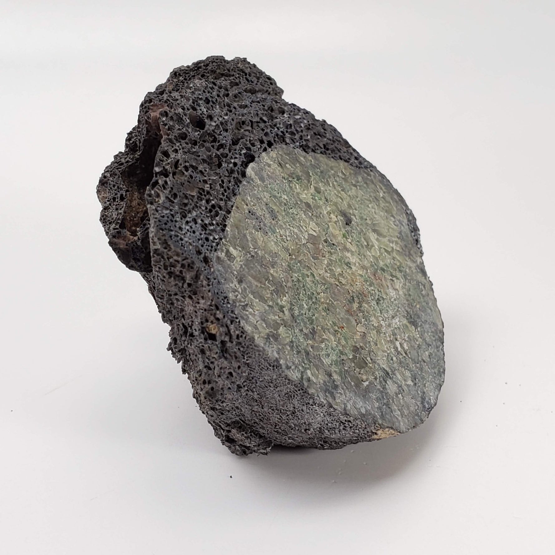  Olivine Volcanic Bomb | Lava Coated Crystal | 140 gr | Mt Shadwell Volcano, Australia 1