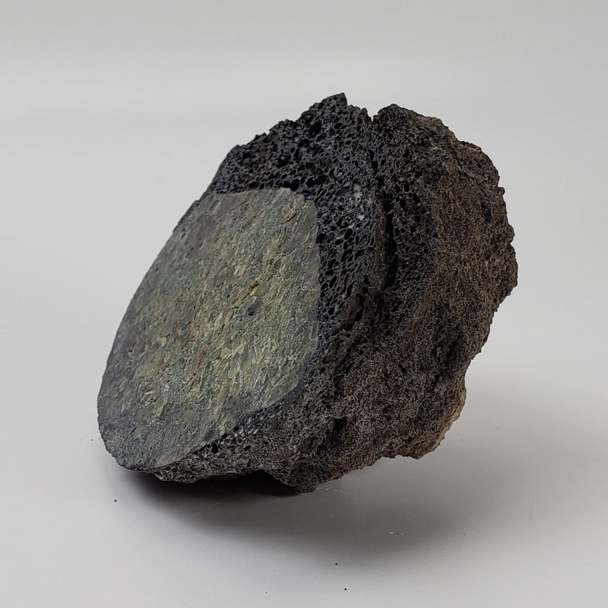  Olivine Volcanic Bomb | Lava Coated Crystal | 140 gr | Mt Shadwell Volcano, Australia 2