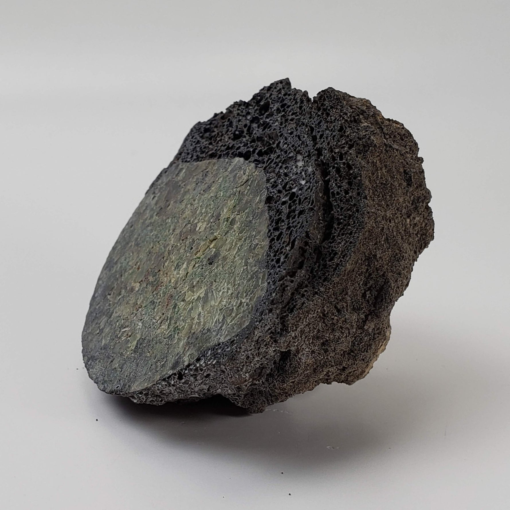 Olivine Volcanic Bomb | Lava Coated Crystal | 140 gr | Mt Shadwell Volcano, Australia 2