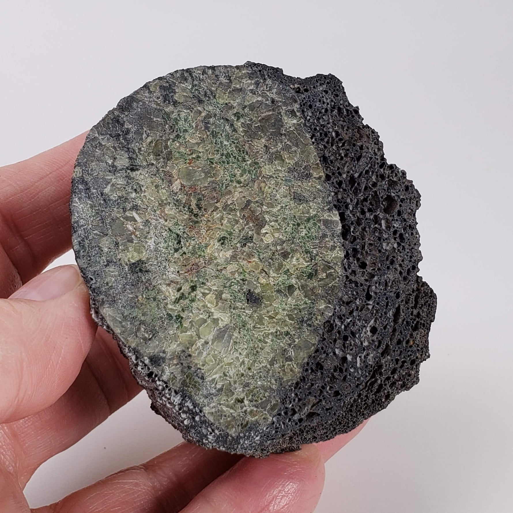 Olivine Volcanic Bomb | Lava Coated Crystal | 140 gr | Mt Shadwell Volcano, Australia 5
