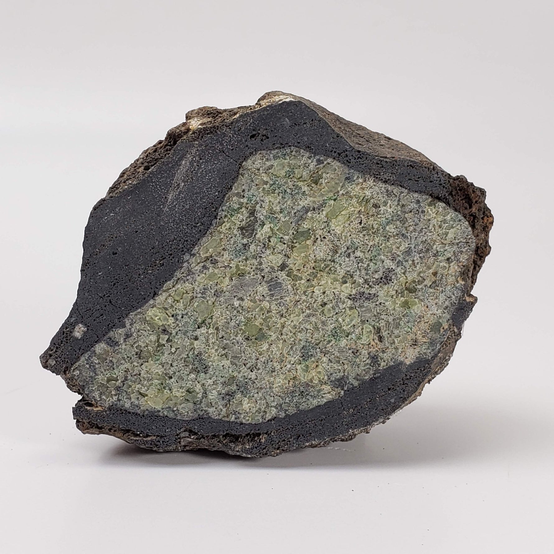  Olivine Volcanic Bomb | Lava Coated Crystal | 173 gr | Mt Shadwell Volcano, Australia | SO24 