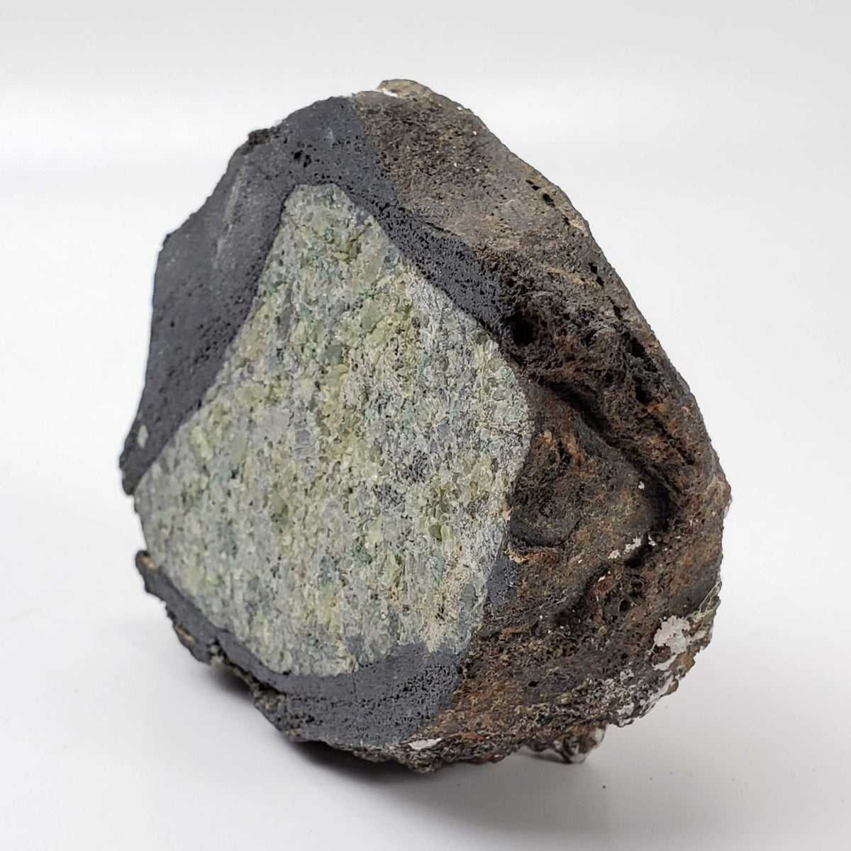  Olivine Volcanic Bomb | Lava Coated Crystal | 173 gr | Mt Shadwell Volcano, Australia | SO24 2