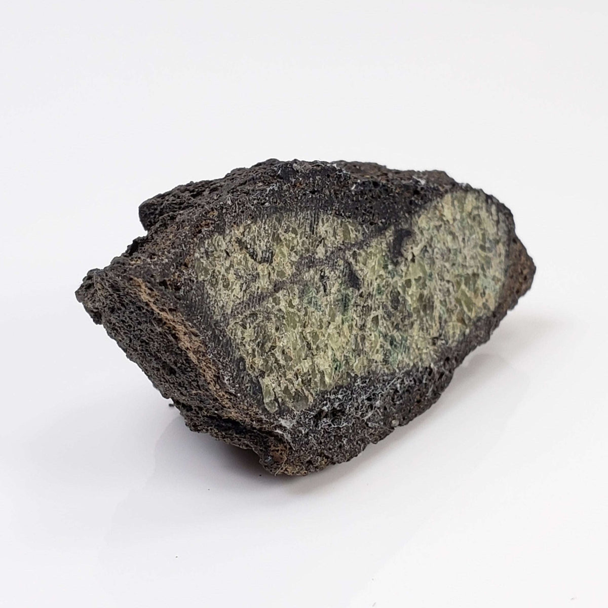  Olivine Volcanic Bomb | Lava Coated Crystal | 34.3 gr | Mt Shadwell Volcano, Australia 1