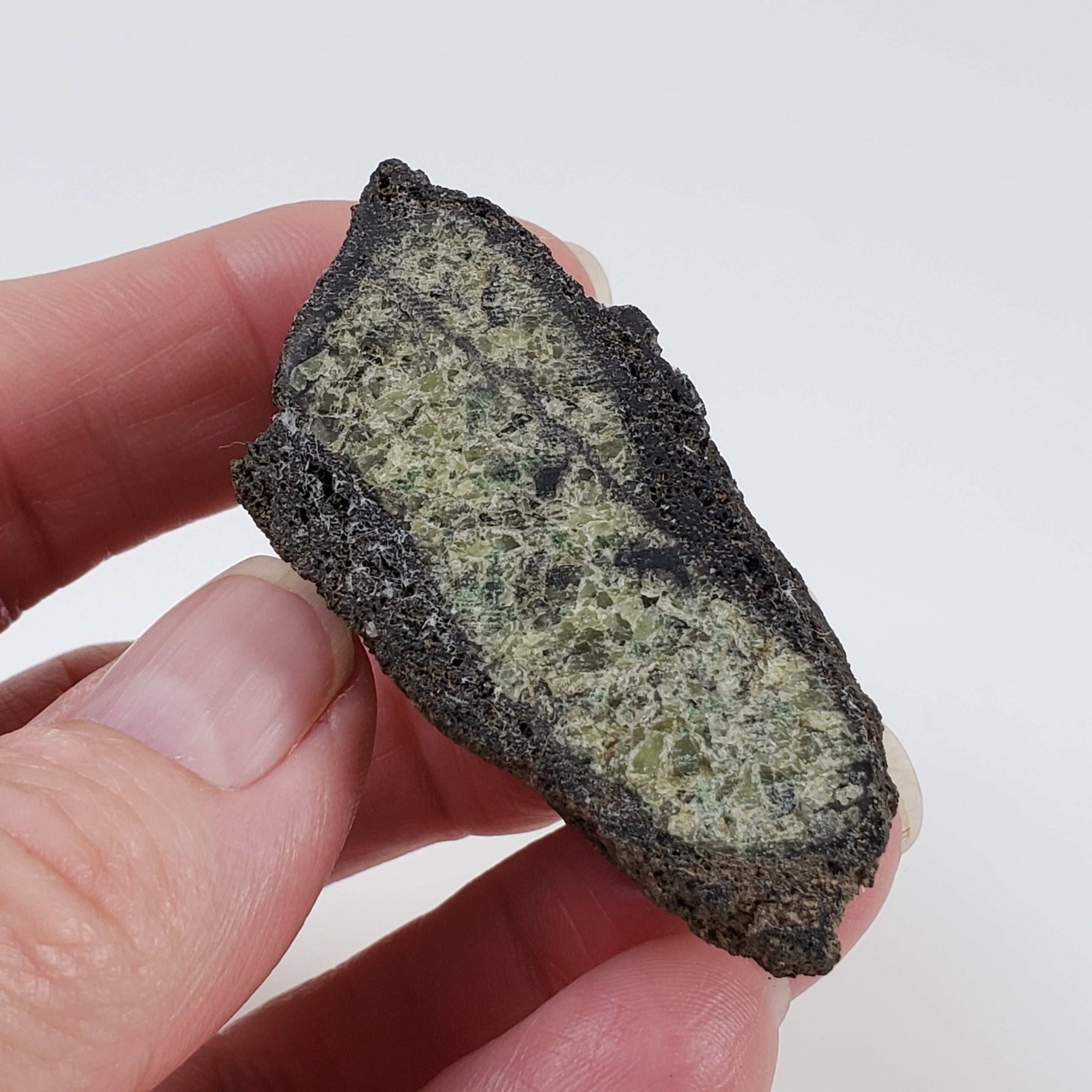  Olivine Volcanic Bomb | Lava Coated Crystal | 34.3 gr | Mt Shadwell Volcano, Australia 5