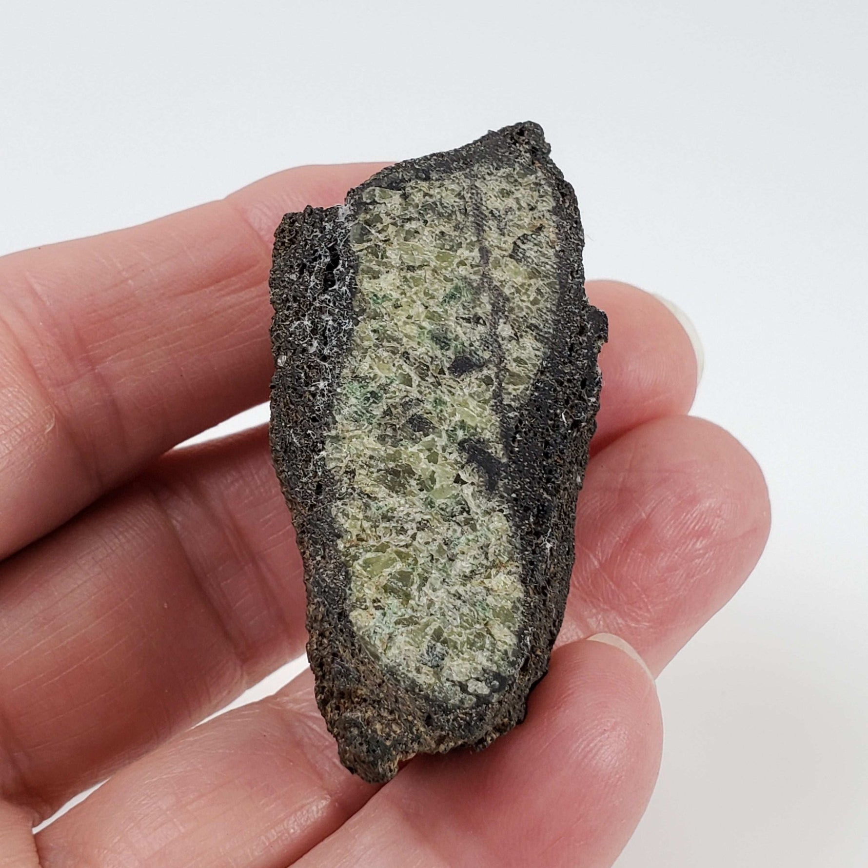  Olivine Volcanic Bomb | Lava Coated Crystal | 34.3 gr | Mt Shadwell Volcano, Australia 6